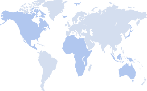 Map illustration representing multi-warehouse order routing