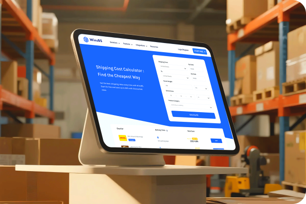 WinsBS fulfillment cost calculator with pricing from just $4.99 per order